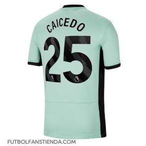 Chelsea Moises Caicedo #25 Tercera Equipación 2023-24 Manga Corta
